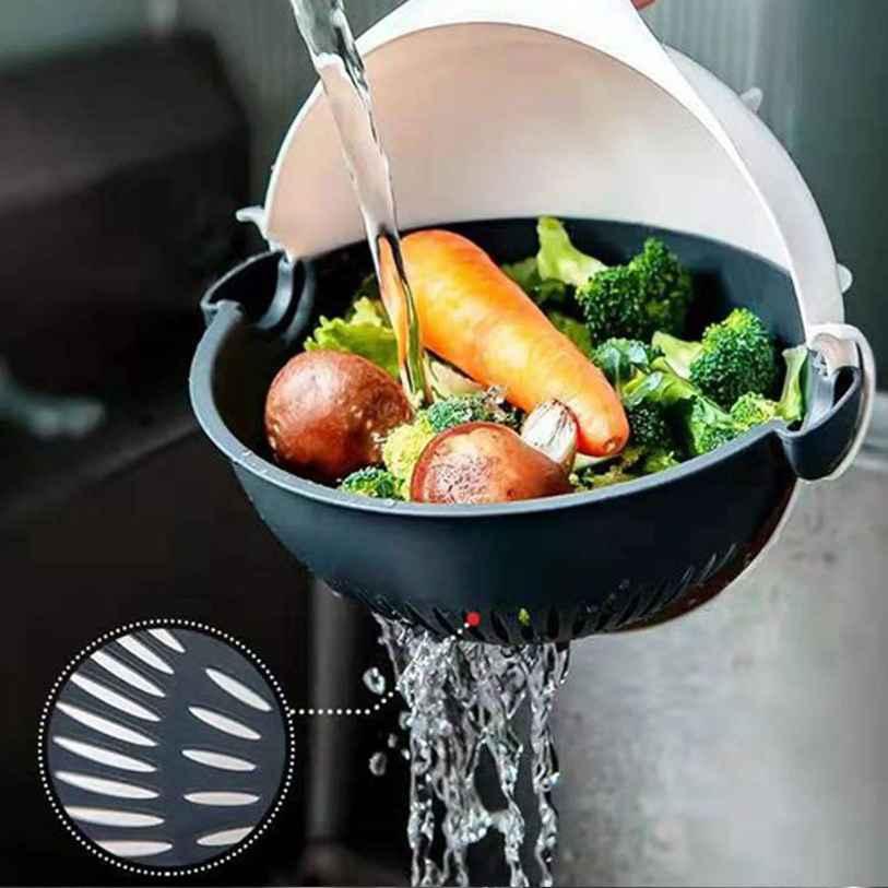 7 in 1 Multifunction Vegetable Cutter/Chopper/Slicer 5 Dicing Blades