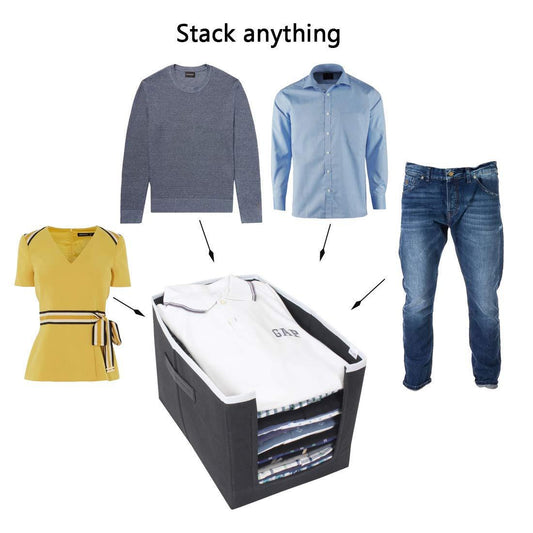 Shirt Stacker Closet Organizer - Shirts and Clothing Organizer