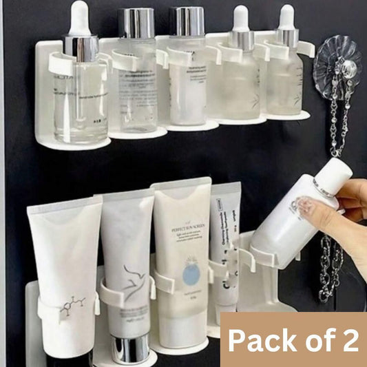 5 Grid Plastic Cosmetic Organiser Storage Holder (Pack of 2)