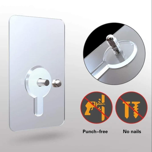 Self Adhesive Heavy Duty Hooks for Wall - (Pack of 10)