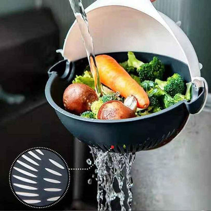   7 in 1 Multifunction Vegetable Cutter/Chopper/Slicer 5 Dicing Blades 